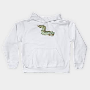 Monkeylip Prickleback Watercolor Painting | Eel Kids Hoodie